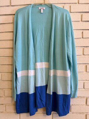 Denim & Co. Women's Blue Cardigan